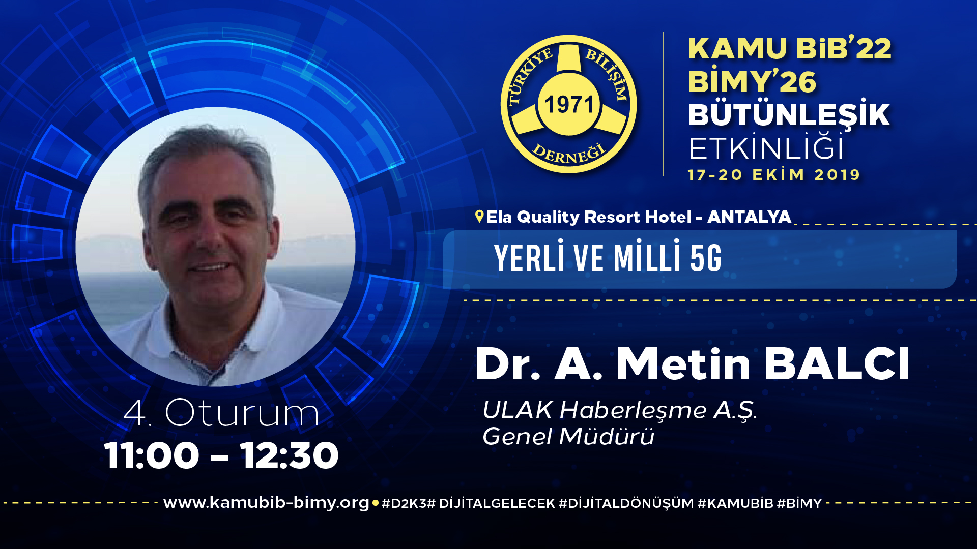 Dr. A. Metin BALCI - KamuBİB'22 BİMY'26