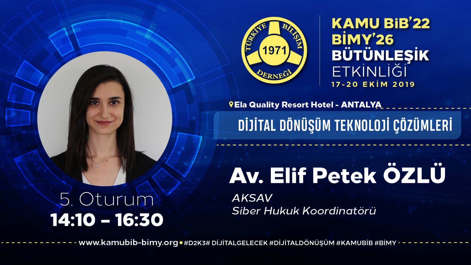 Elif Petek ÖZLÜ - KamuBİB'22 BİMY'26