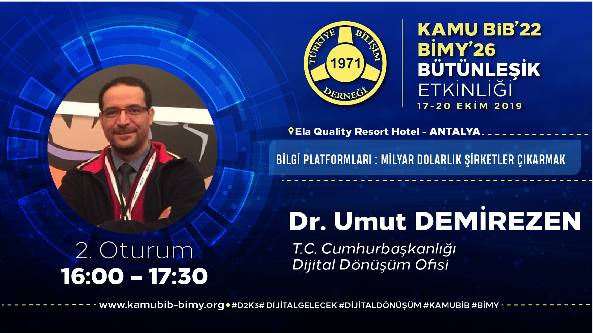 Dr. Umut DEMİREZEN - KamuBİB'22 BİMY'26